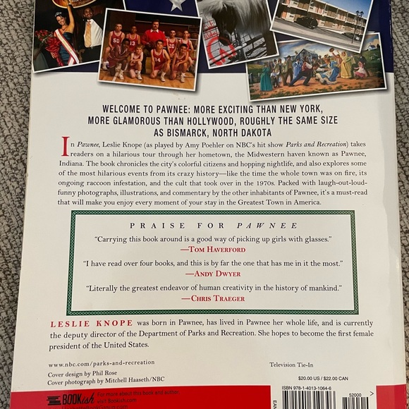 Parks and Rec Pawnee by Leslie Knope Paperback Book - Picture 2 of 8